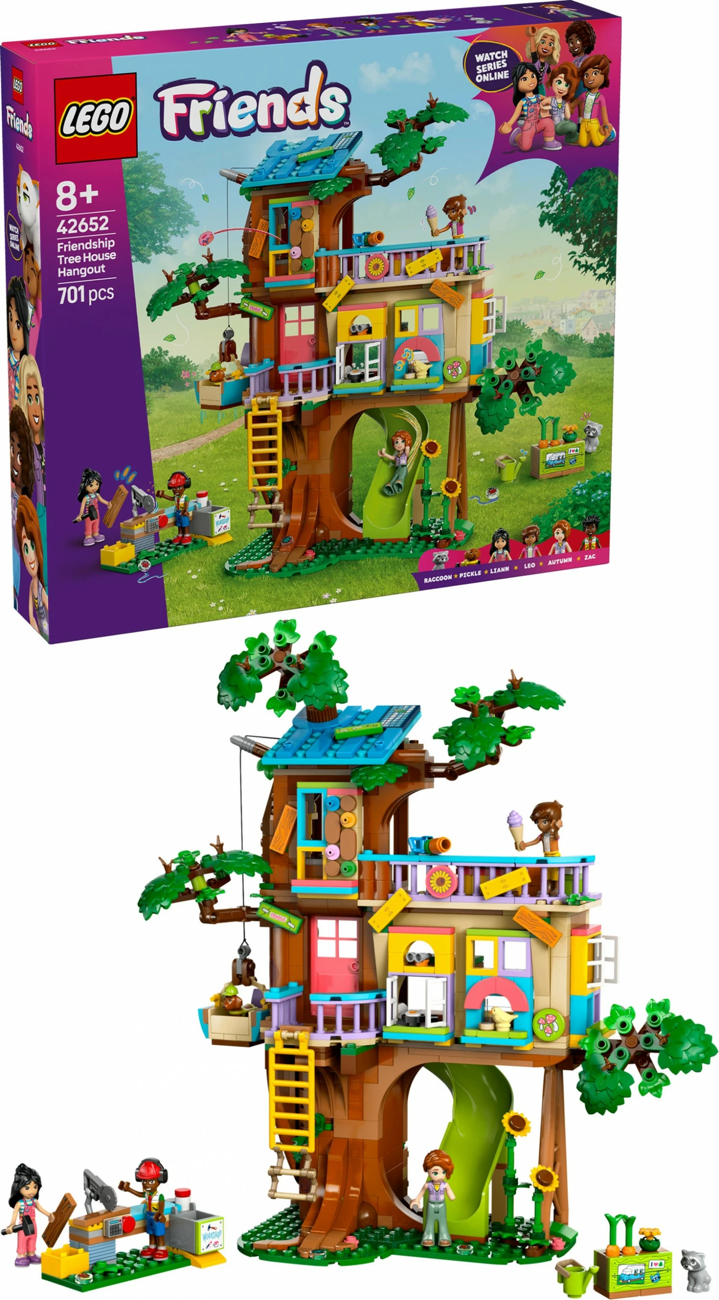 Hiša na drevesu LEGO Friends 42652, 701 del, večbarvno