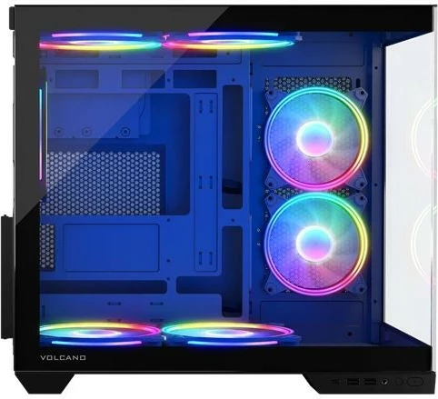 Računalniško ohišje Volcano Panorama APEX ARGB 3F Midi MODECOM, siva