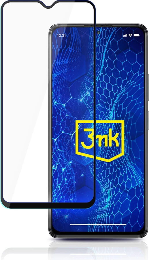 Kaljeno zaščitno steklo 3mk HardGlass Max Lite za Xiaomi Redmi Note 10 Pro, črno