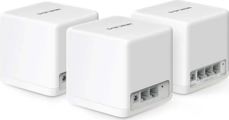 Mesh usmerjevalnik Halo H60X, Mercusys, Wi-Fi 6, paket 3, bel