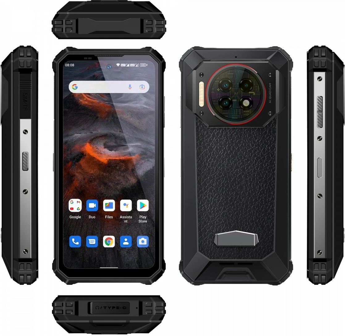 Pametni telefon OUKITEL WP19 Pro, 8/256 GB, črn