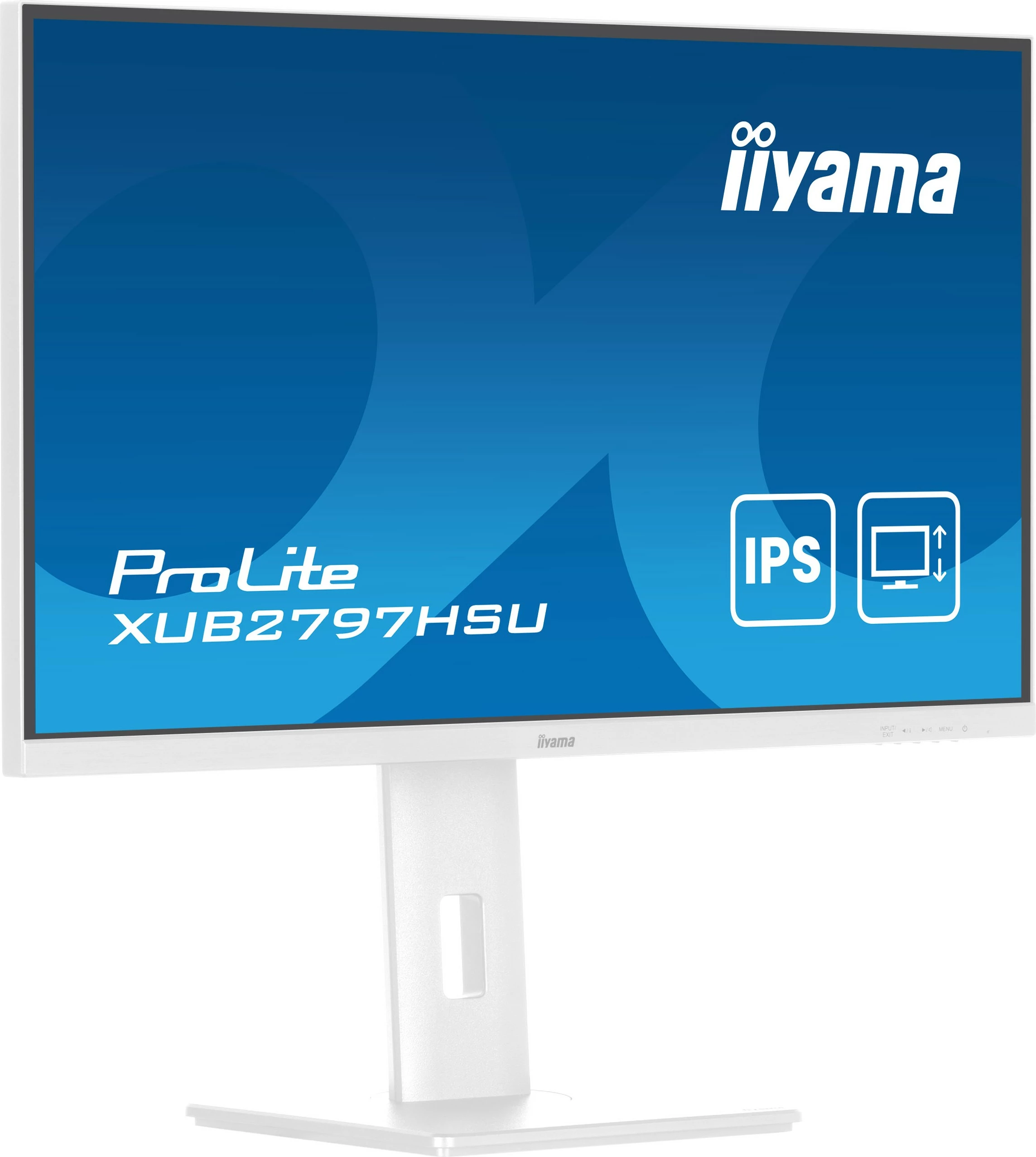 27" IPS zaslon, Full HD, iiyama ProLite XUB2797HSU-W2, bel