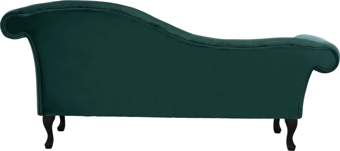 Chesterfield ležalnik Niovi FH3008.03 cipresni žamet desni naslon 187x61x82