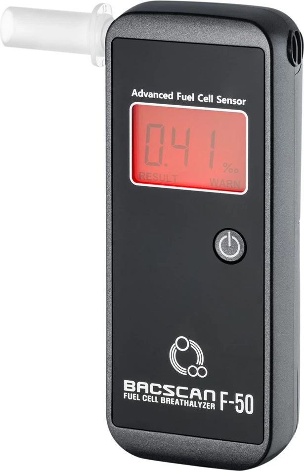 Test detectorja alkohola BACscan F-50, črn