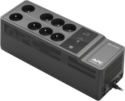 UPS 850VA, 8 vtičnic, USB Type-C in A, črn — APC BE850G2-FR
