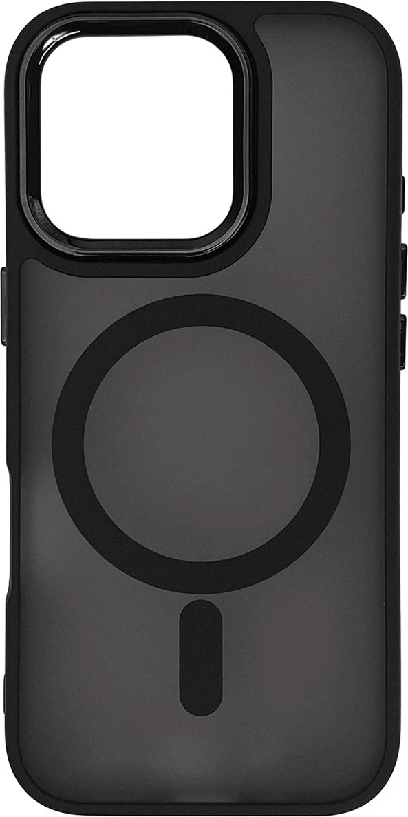 Ovitek za telefon Hurtel Fashion Case z MagSafe za iPhone 17, TPU, črn