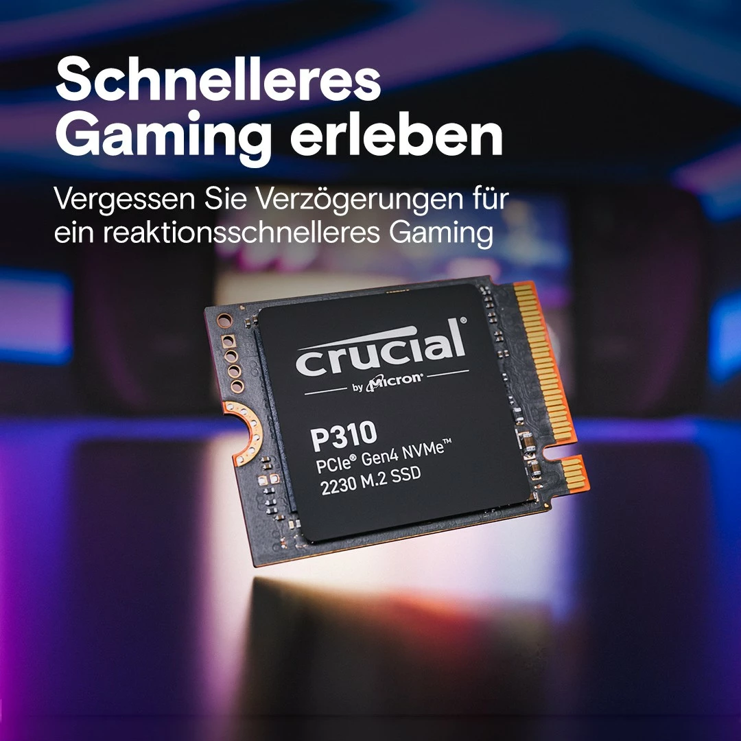SSD 1TB M.2 NVMe PCIe Gen4 2230 Crucial P310