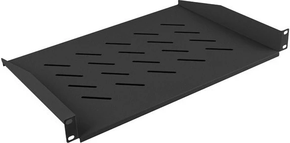Polica za računalniško ohišje 19" Lanberg AK-1008-B, 1U, 483 x 315 mm, črna