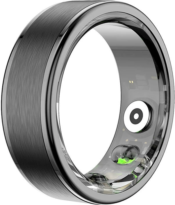 Pametni prstan Colmi R03, 21,3 mm, velikost 12, črn