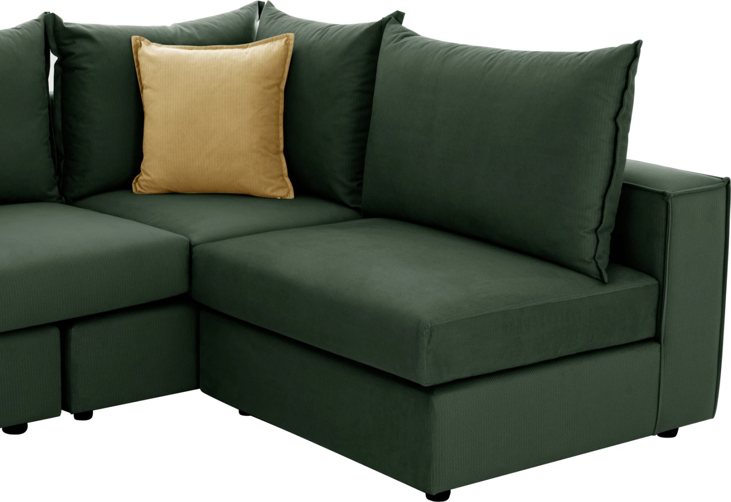 Kotna sedežna garnitura MONZA FH3256.17 zamenljiva zelena 265x195x98