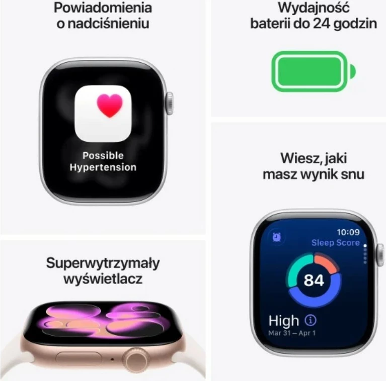 Pametna ura Apple Watch Series 11 GPS+Cellular, 42 mm, ohišje iz oniks aluminija, črn športni pašček S/M
