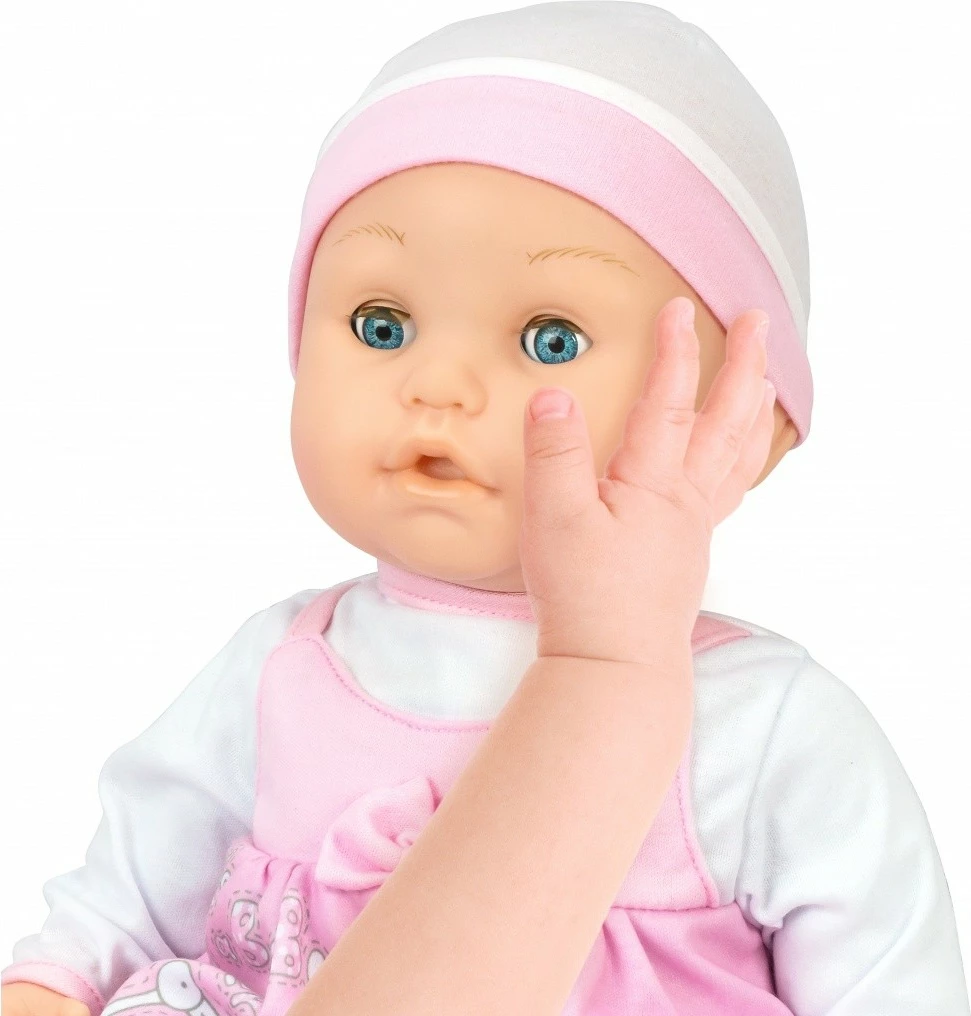 Interaktivna punčka Natalia Rozkoszny, Artyk, 40 cm, z dodatki, rožnata