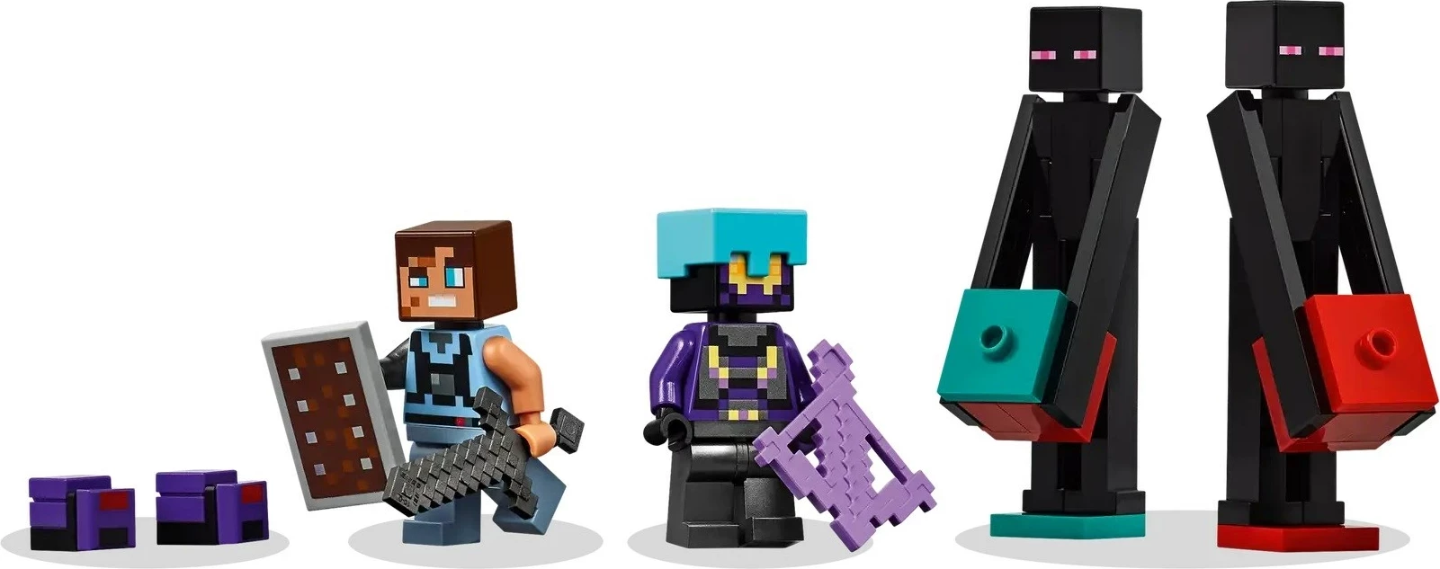 Kula Enderman LEGO Minecraft 21279, 2 minifigi, za otroke 9+