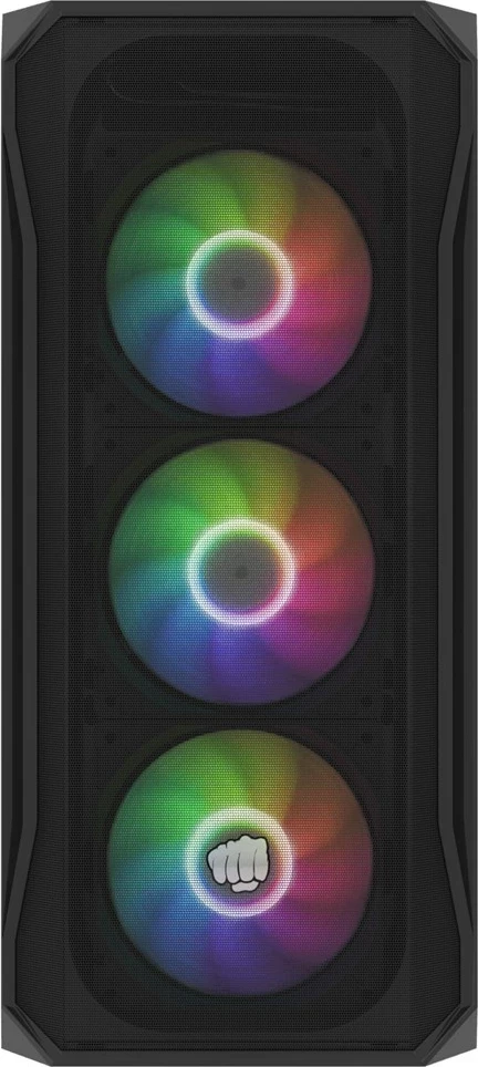Konzola FURY Shobo SH4F RGB Midi Tower, črn