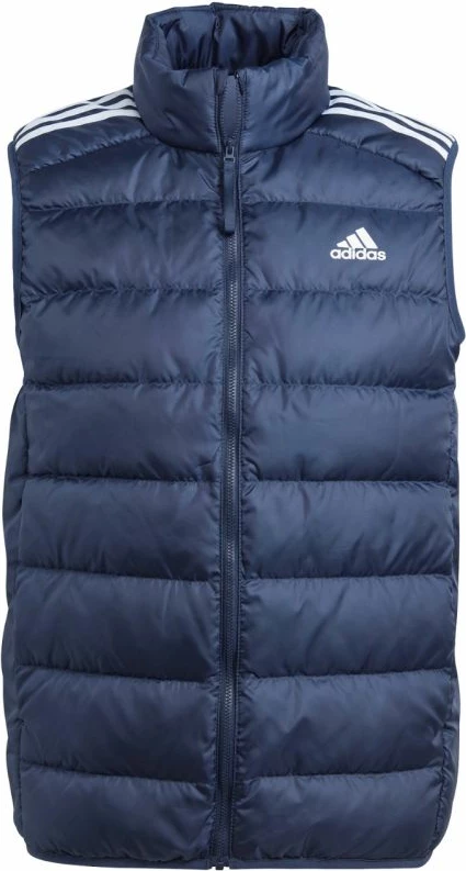Jopica iz lahkega puha adidas Essentials 3-Stripes za moške, modra