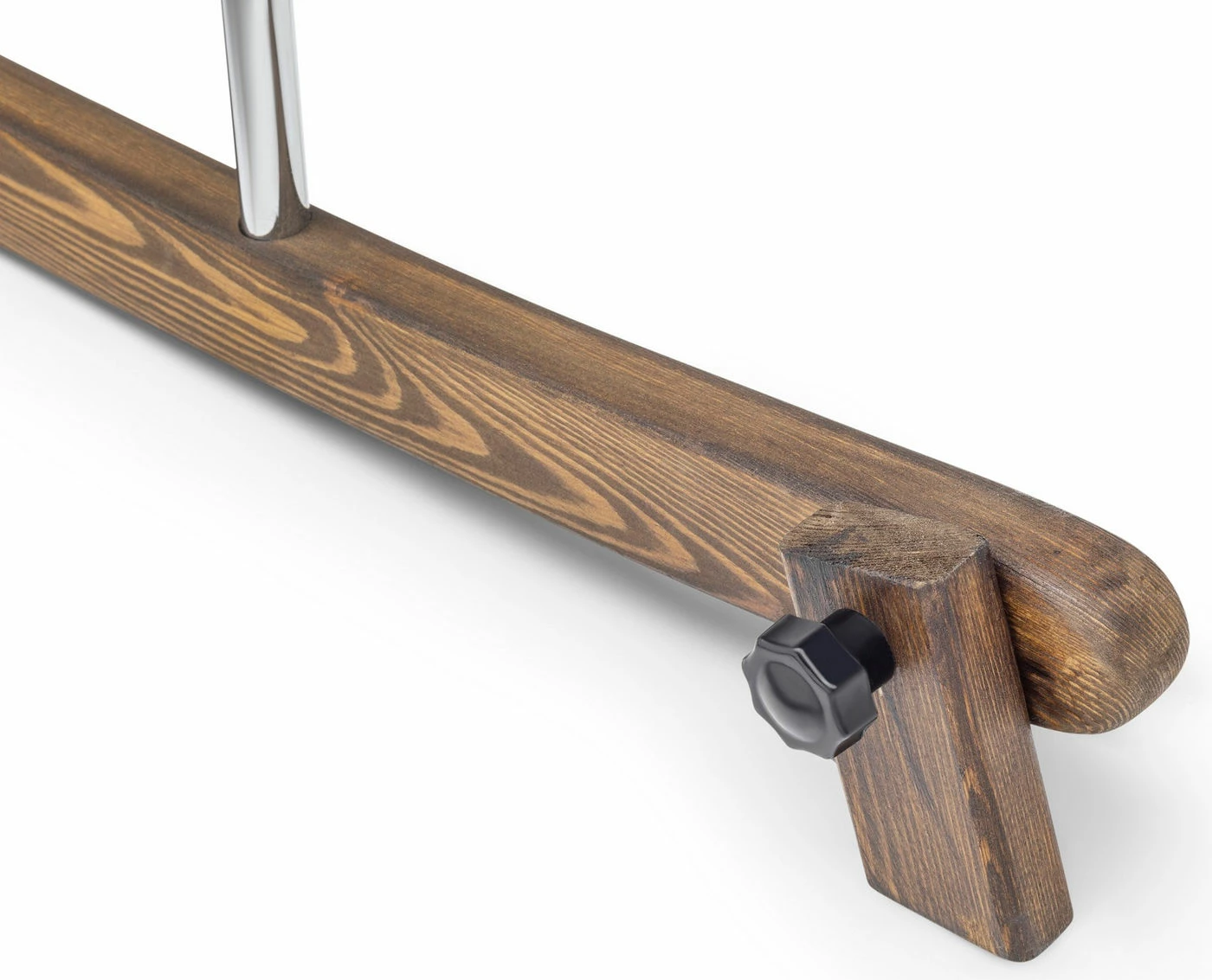 Moderna zibelka, črna kovina, krom, Skye Decor