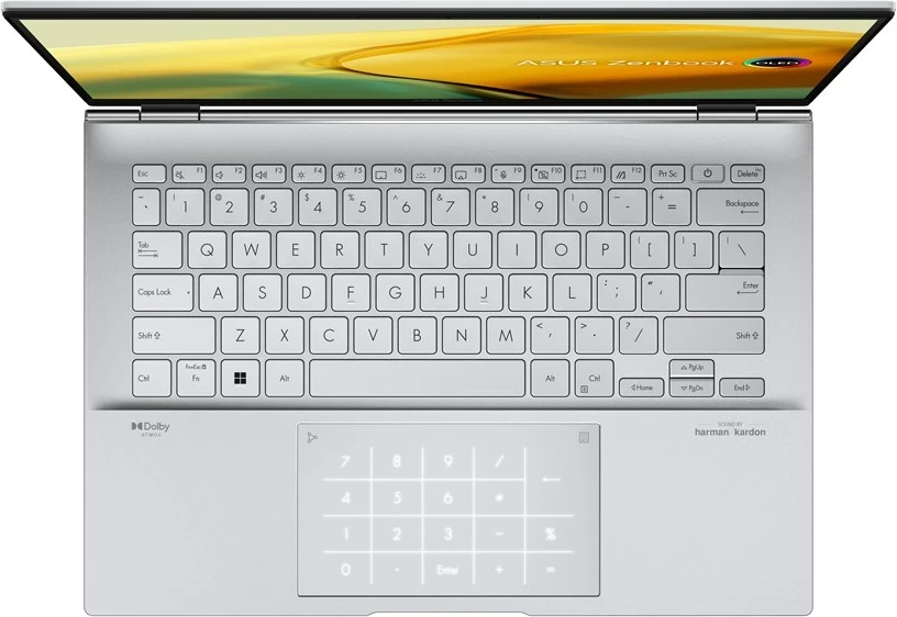 Prenosnik ASUS Zenbook 14 OLED UX3402VA-IS94T, Intel Core i9, 16 GB RAM, 1 TB SSD, 14" zaslon na dotik, srebrn