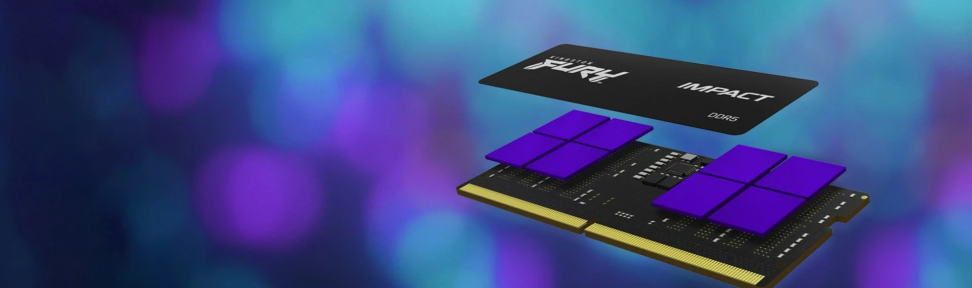 RAM pomnilnik Kingston Fury Impact, SODIMM, DDR5, 16 GB, 5600 MHz, CL40