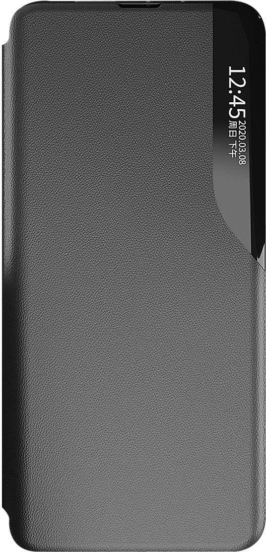 Etui za Samsung Galaxy A73 Hurtel Eco Leather View, pokrov in stojalo, rdeč