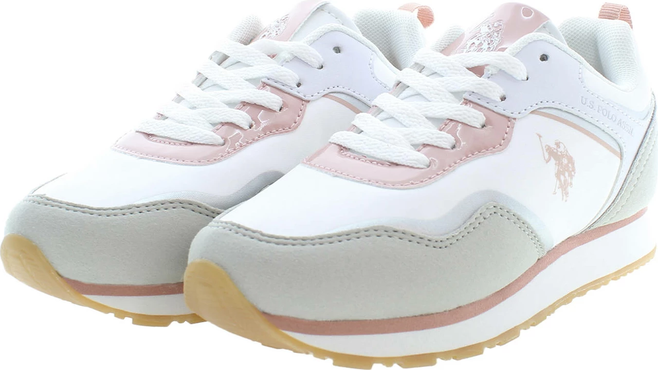 Superge za deklice U.S. POLO Best Price, bele