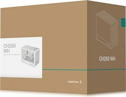 Računalniško ohišje DEEPCOOL CH260 Micro Tower, belo