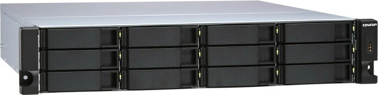 JBOD rack ohišje 2U, QNAP TL-R1200S-RP, 12 x 3,5'' SATA 6 Gb/s, povezava SFF-8088/SFF-8644, napajanje 250 W x2