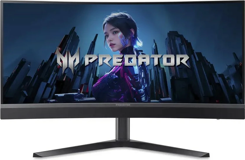 34" UltraWide Quad HD igralni monitor Acer Predator X34V3bmiiphuzx, črn