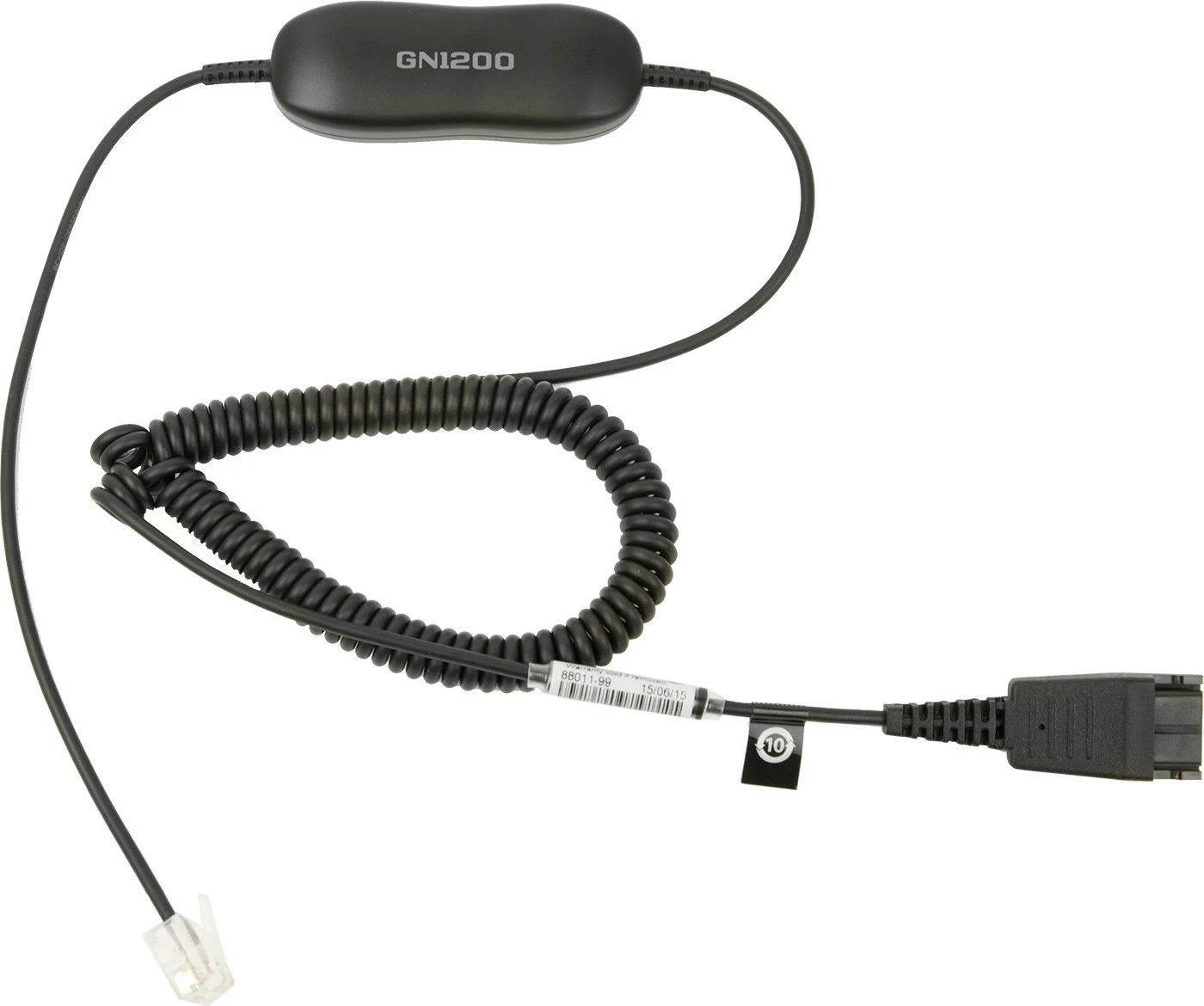 Univerzalni avdio kabel Jabra GN1200 CC, 0,7 m, črn