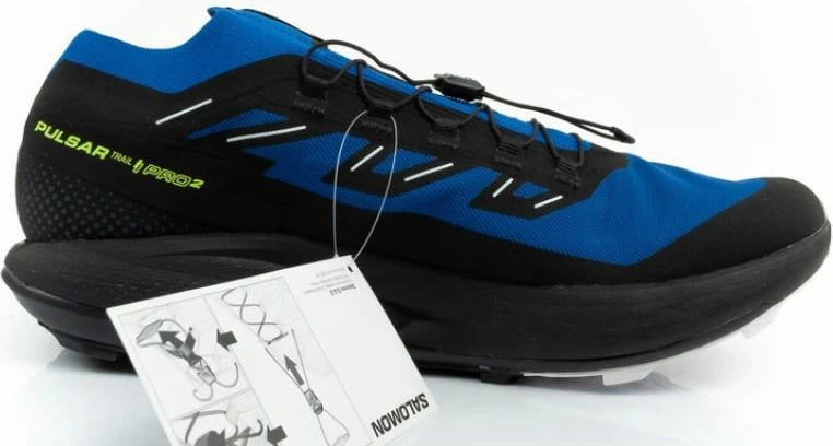 Tekstilne tekaške superge Pulsar Trail Pro 2, Salomon, modre