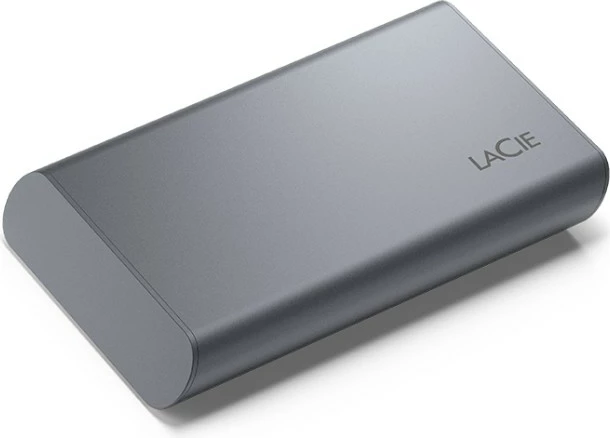 Zunanji SSD 1TB Secure, LaCie, USB-C, USB 3.0, siv