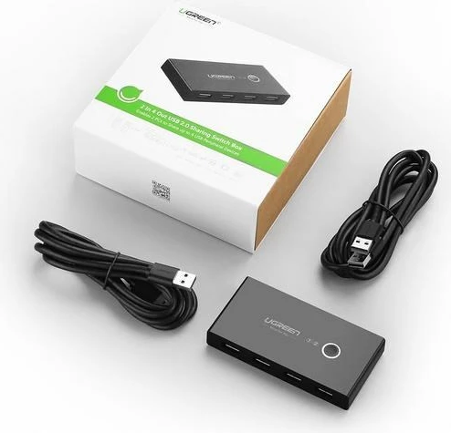 USB razdelilec, 6 vrat USB 2.0, 1,5 m, črn UGREEN 30767