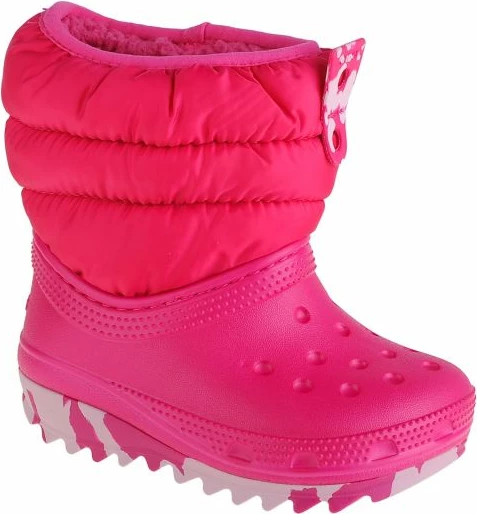 Čizme za deklice Crocs, rožnate