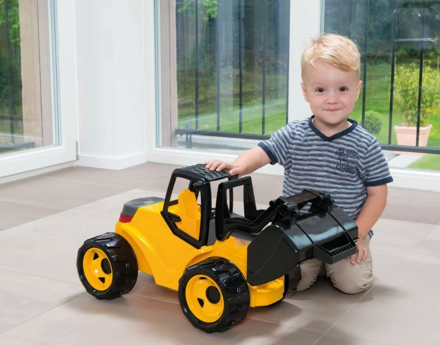 Igrača nakladalec, 67 cm, plastičen, rumena/črna/siva, v škatli Lena