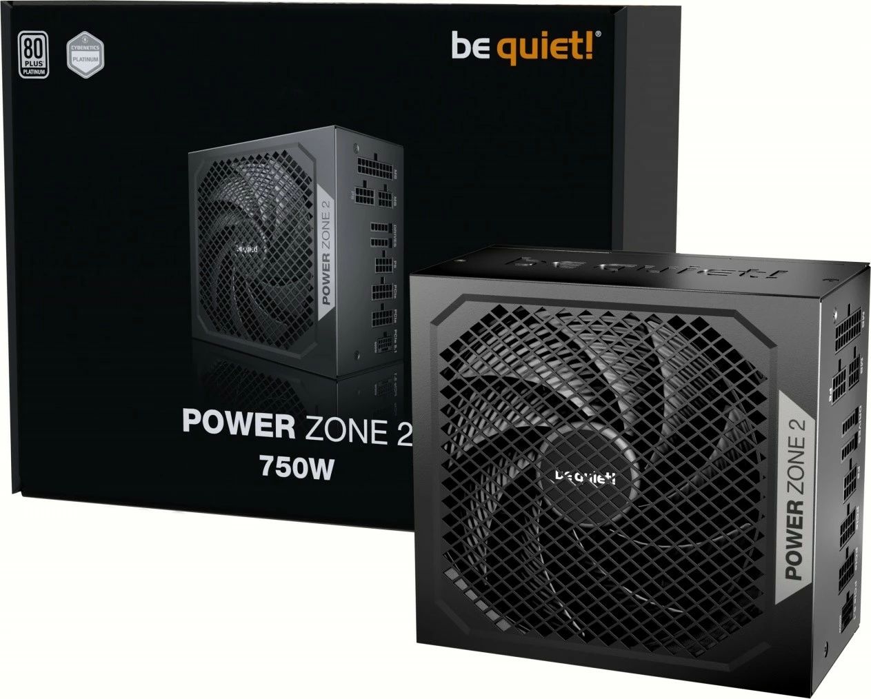 Napajalnik Be quiet! Power Zone 2, 750 W, 80 PLUS Platinum, ATX 3.1, BP006EU, črn