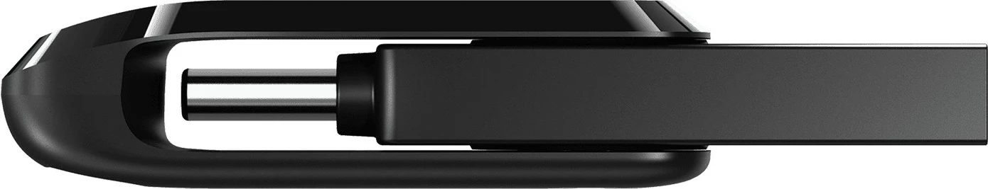USB-pomnilnik SanDisk Ultra Dual Drive Go, 512 GB, USB Type-A/USB Type-C, 3.2 Gen 1, 150 MB/s, vrtljiv, črn