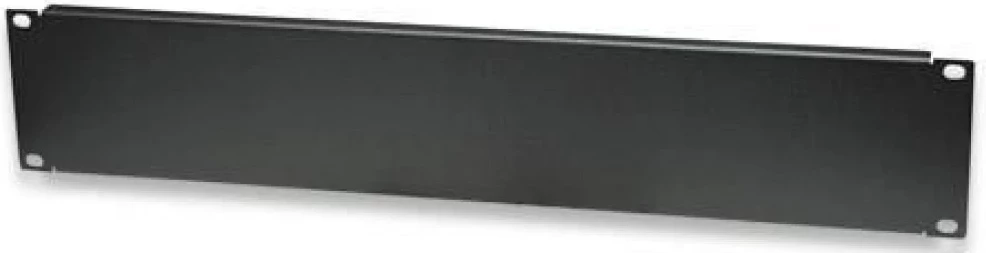 Pokrovni panel 2U za omaro, 19-palčni, kovinski, črn — Techly 302013