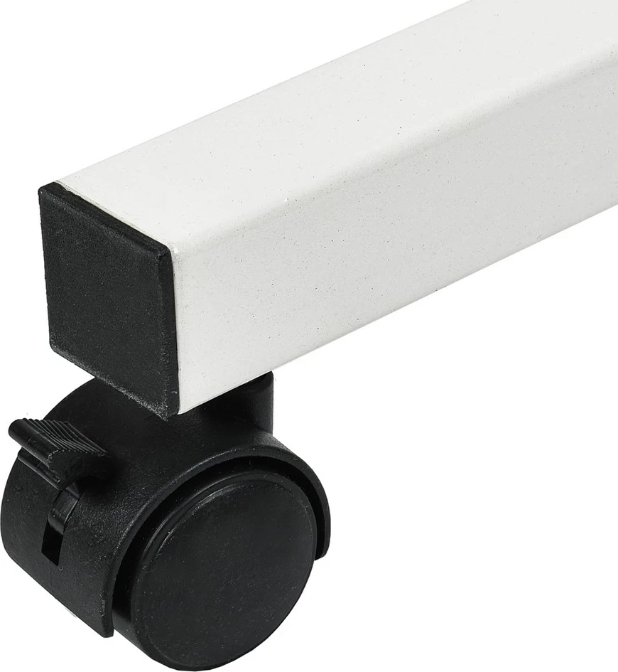 Mobilna miza za prenosnik, Maclean MC-121 W, nastavljiva višina 59–89 cm, bela