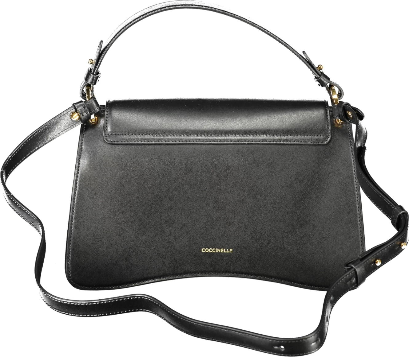 Ženska torbica COCCINELLE C-ME CALF BAG, črna