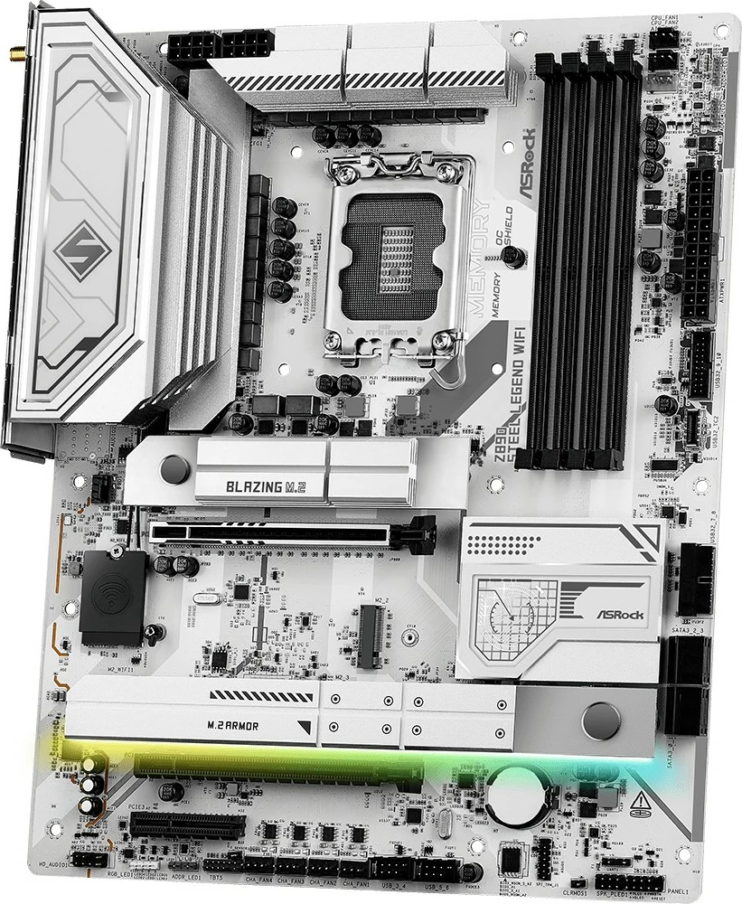 Plošča ASRock Z890 Steel Legend WiFi, Intel, LGA 1851, DDR5, 256 GB