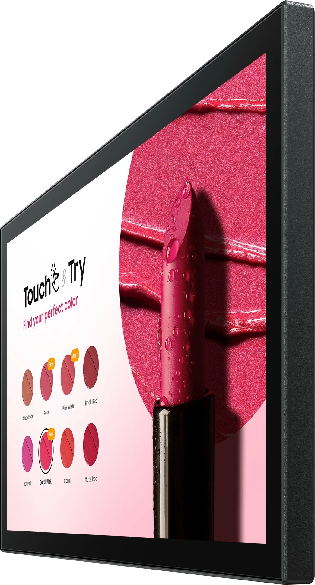 Interaktivni 13-palčni LED zaslon Full HD z zaslonom na dotik, Tizen OS, Samsung QB13C-T, črn