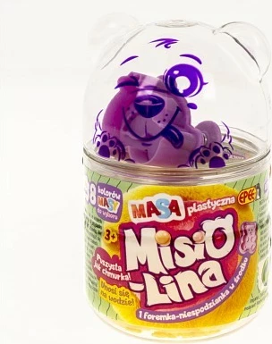 Modelirna masa Misiolina Epee, 60 g, z obliko, oranžna