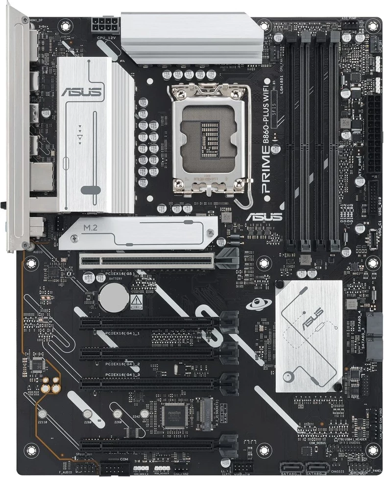 Plošča Prime B860-PLUS WIFI ASUS, ATX, Intel B860, Wi‑Fi 6E