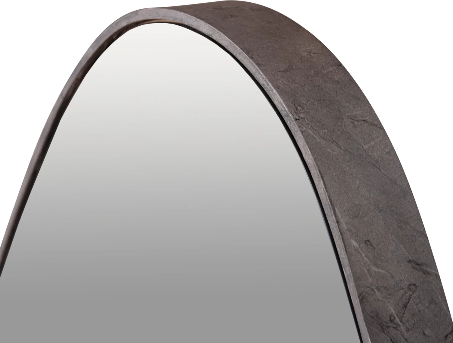 Stensko ogledalo kaplja FH4488.02 MDF okvir v sivi barvi marmorja 50x80H cm