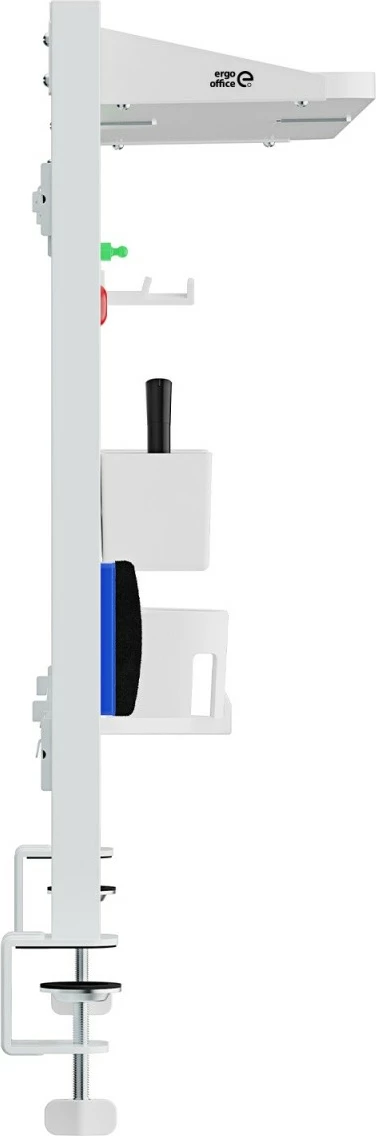 Razdelilec mize z magnetno in perforirano ploščo Ergo Office ER-301W, bel