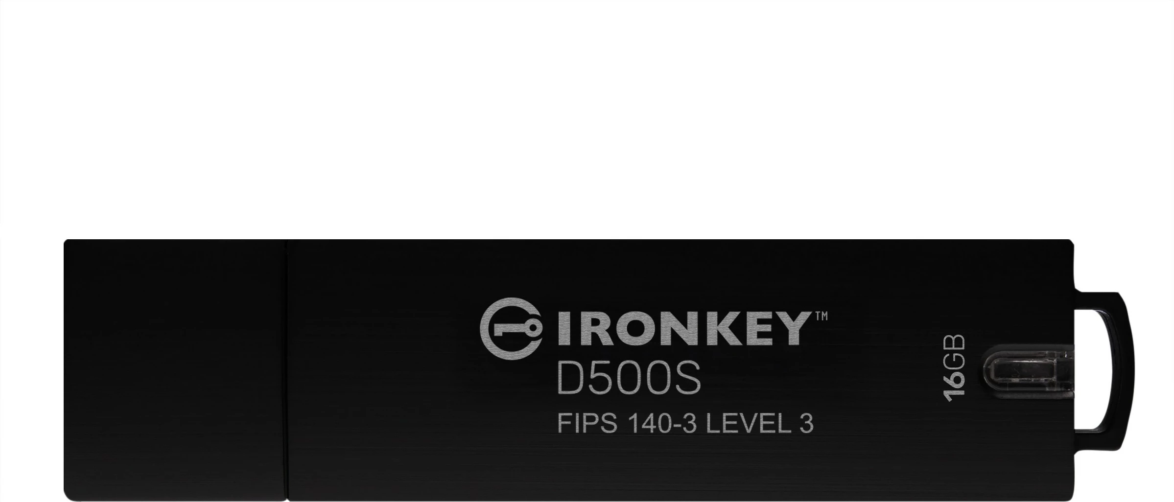 USB ključ Kingston IronKey D500S 16GB, USB 3.2, črn