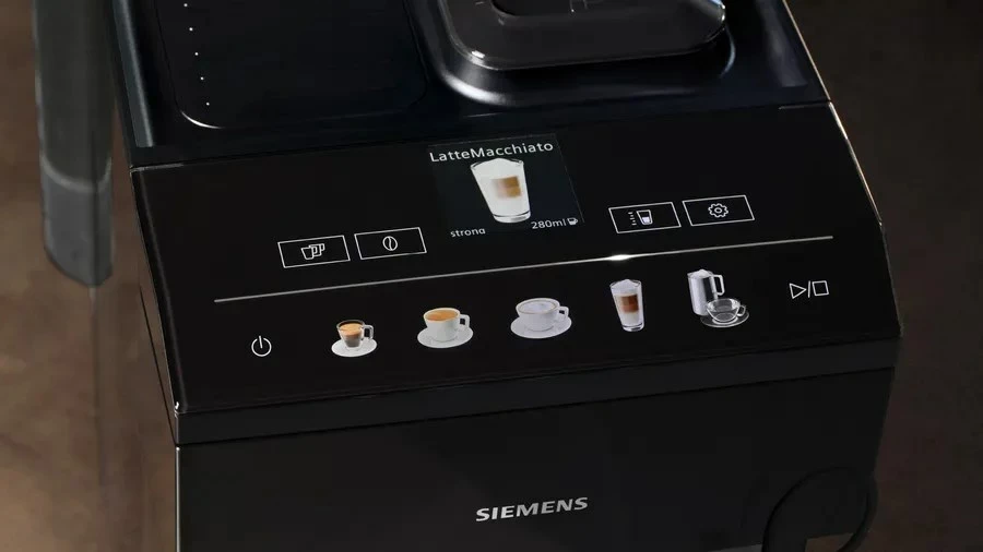 Polavtomatski kavni aparat, Siemens EQ.500 TP511R09, 1,9 L, samodejen, črn
