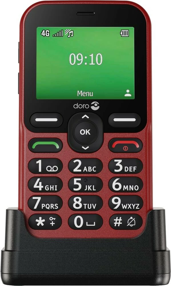Pametni telefon Doro Leva E10 LTE, rdeč