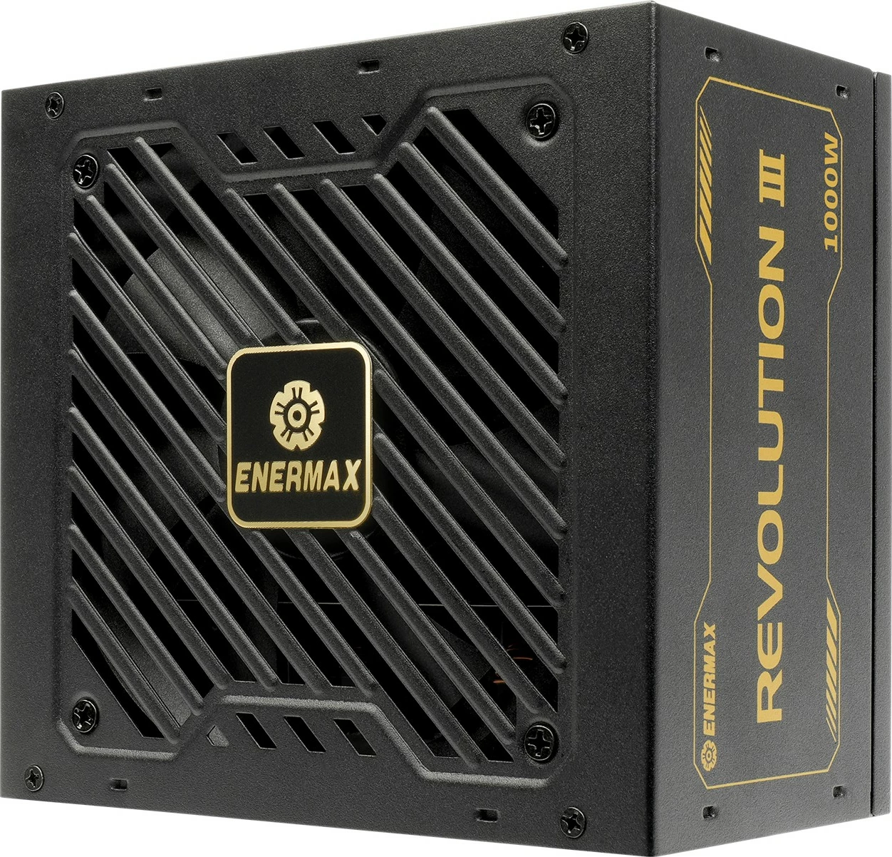 Napajalnik 1000W, 80 PLUS Gold, popolnoma modularen, črn — Enermax Revolution3 1000W
