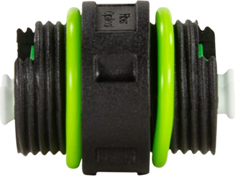 Zunanji konektor za optična vlakna LC Duplex, IP68, črn — Techly 368642