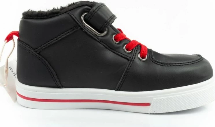 Zimski škornji za otroke Inny, črni in rdeči